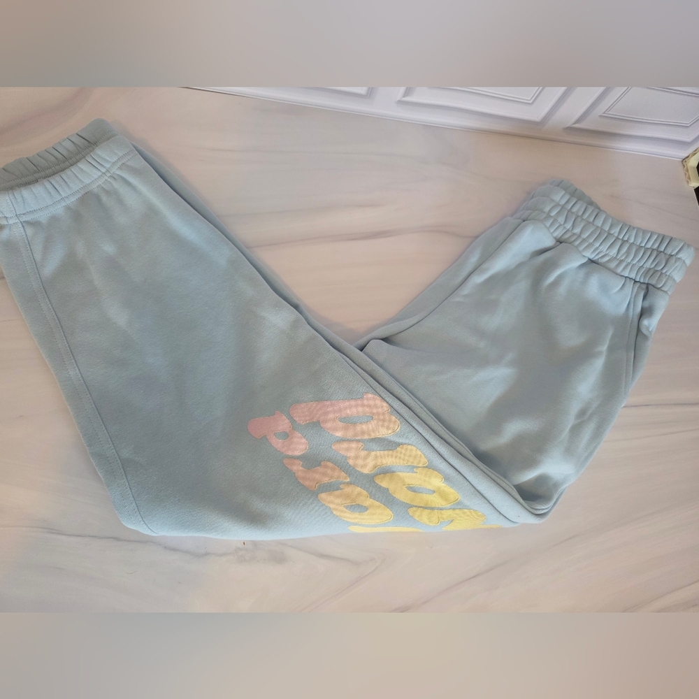 Fabletics Sky Blue Joggers Size Medium